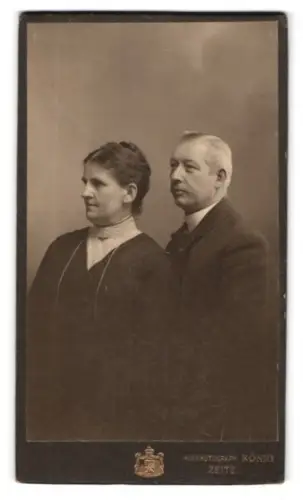 Fotografie König, Zeitz, Porträtaufnahme eines Paares