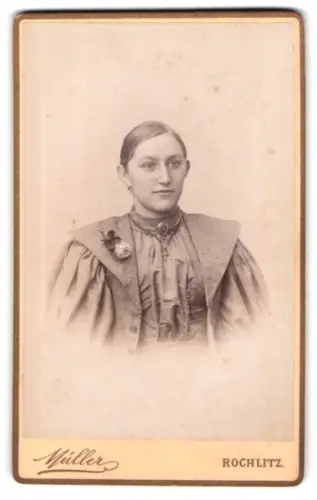 Fotografie Moritz Müller, Rochlitz, Obere Gärtnerstrasse, Porträt einer Frau