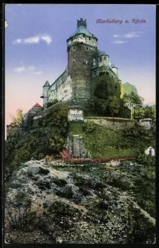 AK Braubach a. Rhein, Marksburg