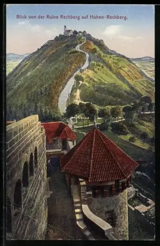 AK Rechberg, Ruine Rechberg und Hohen-Rechberg