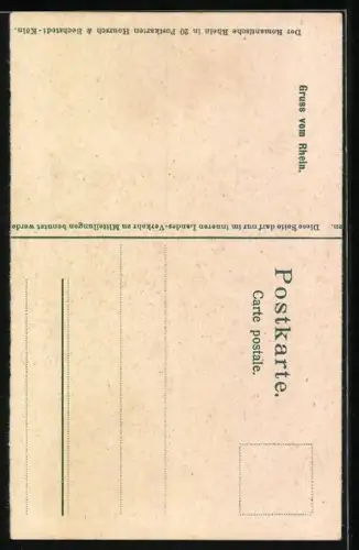 AK Burg Rheinstein, Gesamtansicht