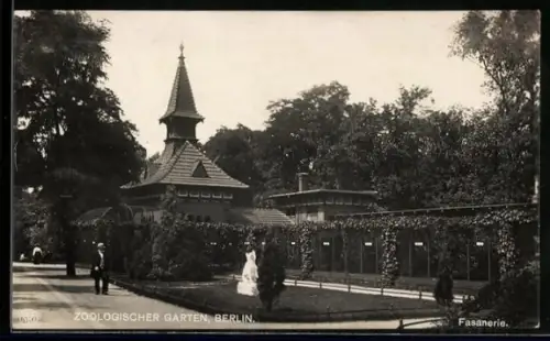 AK Berlin, Zoologischer Garten, Fasanerie