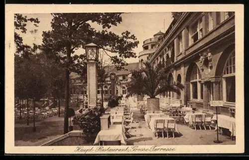 AK Haupt-Restaurant im Zoo, Grosse Terrasse