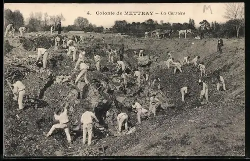 AK Mettray, Colonie de Mettray, La Carrière, Steinbruch