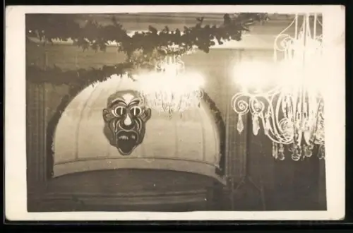 AK Floriana, Hotel Phönicia, Karneval 1948