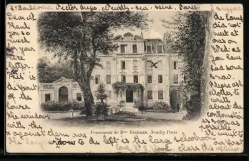 AK Neuilly-sur-Seine, Pensionnat de Mme Yeatman