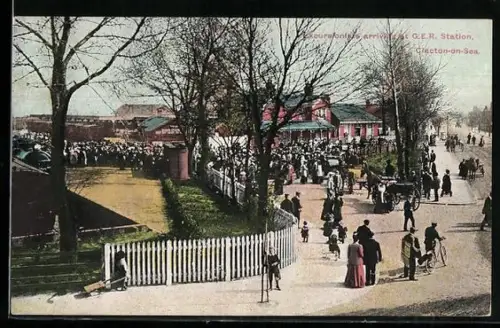 AK Clacton-on-Sea, G. E. R. Station, Bahnhof