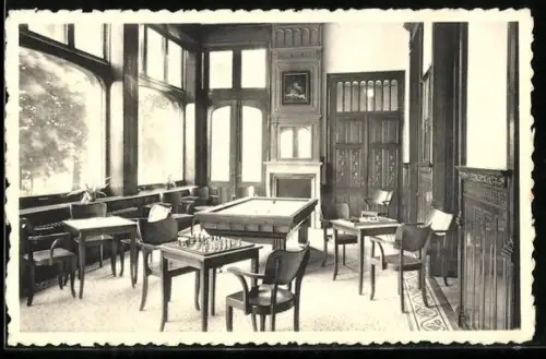 AK Retie, Levenslust, Maison de Convalescence, Salle de jeux, Brettspiel