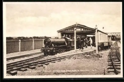 AK Dymchurch, Station Romney Hythe and Dymchurch Railway, Kleinbahn