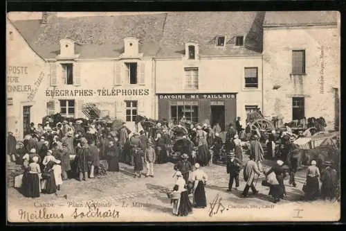 AK Candé, Place Nationale, Le Marché
