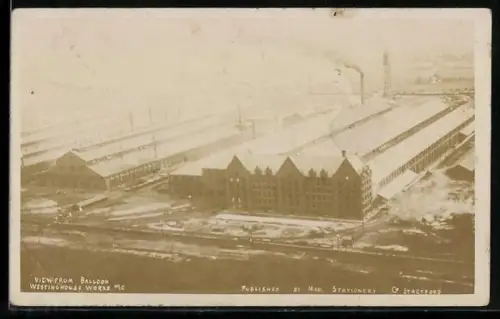 AK East Pittsburgh, PA, View from Balloon Westinghouse Works