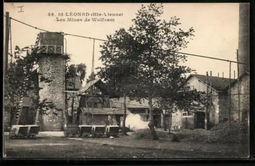 AK Saint-Léonard, Les Mines de Volfram, Wolfram-Mine