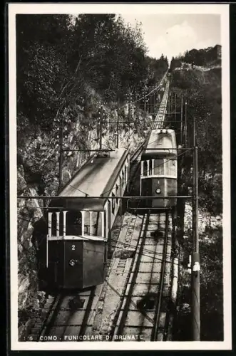 AK Como, Funicolare di Brunate, Bergbahn