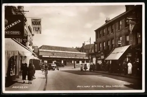 AK Gillingham, Railway Station, Bahnhof