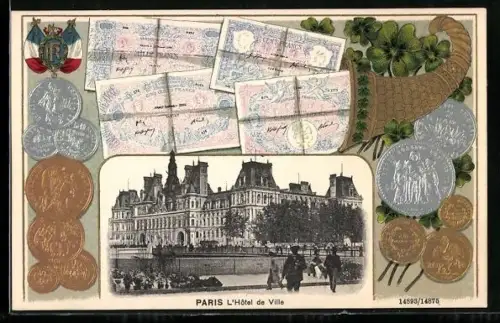 AK Paris, L`Hotel de Ville, Geld