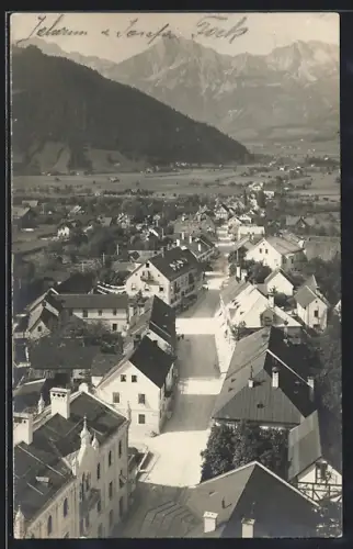 AK Admont, Strasse Unterer Markt mit den Hallermauern