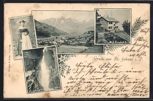 AK St. Johann i. P., Hoch-Grüneck-Haus, Lichtensteiner Klamm