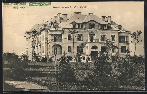 AK Bad Hall, Sanatorium des Dr. G. v. Gerstl