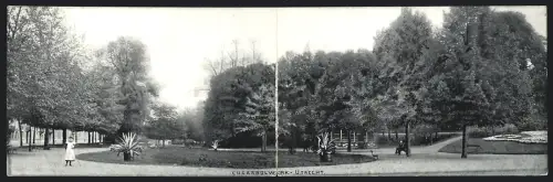 Klapp-AK Utrecht, Lucasbolwerk mit Gartenanlagen