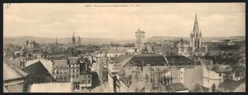 Klapp-AK Dijon, Vue générale prise de l`Eglise St. Michel