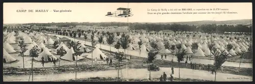 Klapp-AK Camp de Mailly, Vue generale, Avion