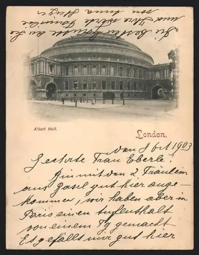 Mini-AK London, Albert Hall