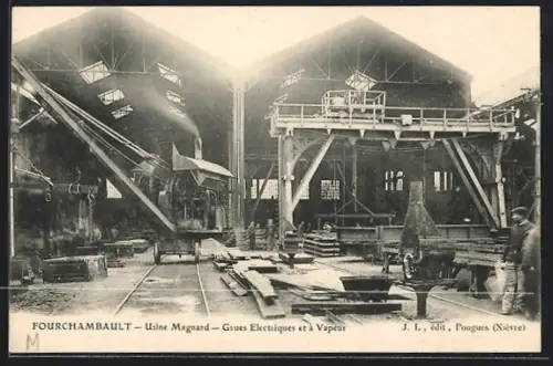 AK Fourchambault, Usine Magnard, Grues Électriques et à Vapeur