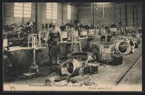 AK Fourchambault, Intérieur de la Tréfilerie