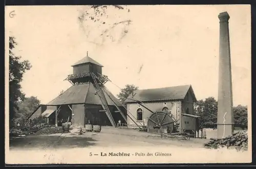 AK La Machine, Puits des Glénons et installations minières