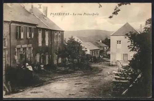 AK St-Martin-du-Puy, Pleinefas, La rue Principale