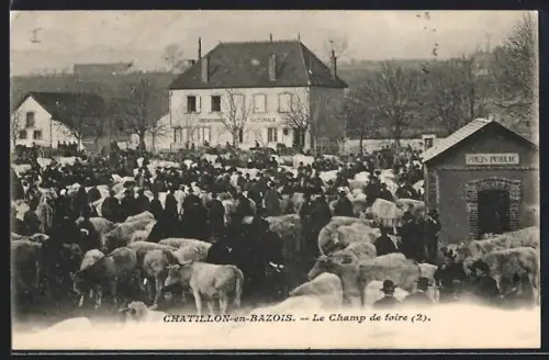 AK Châtillon-en-Bazois, Le Champ de foire