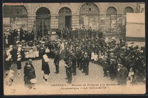 AK Prémery, Remise du Drapeau à la Société de Gymnastique La Vaillante