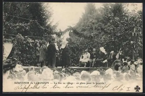 AK Limousin, La fête au village: en place pour al bourrée!