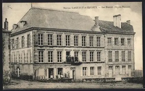 AK Le Dorat /Haute-Vienne, Maison Laguzet et Ricoux