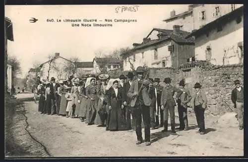 AK Saint-Priest-Taurion, Le Limousin Illustré, Nos Campagnes, Une Noce Limousine