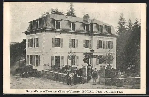AK Sainte-Priest-Taurion /Haute-Vienne, Hotel des Touristes