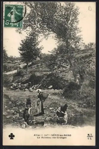 AK Néris-les-Bains, Le Ruisseau des Granges