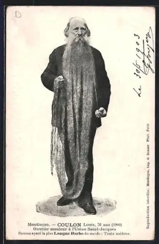 AK Montlucon, Coulon Louis et sa barbe de trois mètres