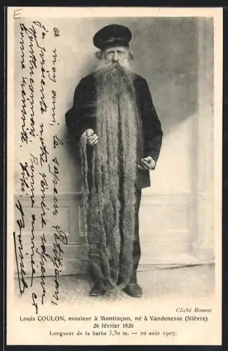 AK Montlucon, Louis Coulon et sa barbe impressionnante de 3,30 m