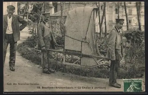 AK Bourbon-l`Archambault, La Chaise à porteurs