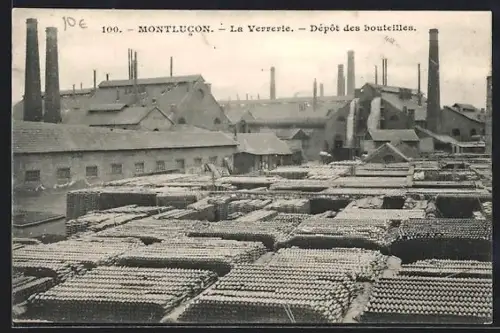 AK Montlucon, La Verrerie, Dépôt des bouteilles