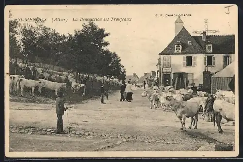 AK St-Menoux /Allier, La Bénédiction des Troupeaux