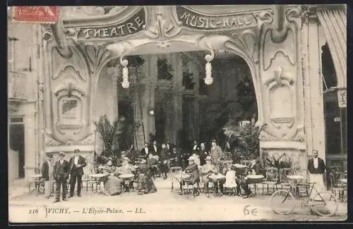 AK Vichy, L`Elysée-Palace, Théâtre et Music-Hall animé
