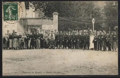 AK Ripault, Poudrerie du Ripault, Entrée, côté Ouest