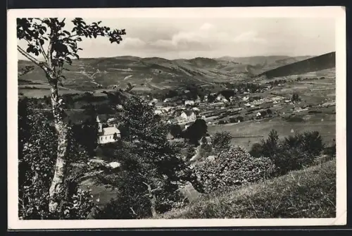 AK Volóc /Kárpátok, Látképe