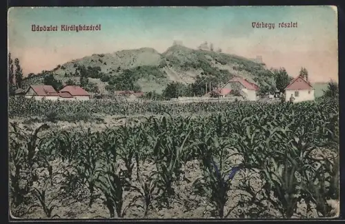 AK Királyháza, Várhegyi részlet, Totalansicht