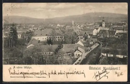 AK Munkács, A város látképe