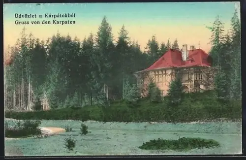 AK Gyertyanliget /Kárpátok, Ortspartie