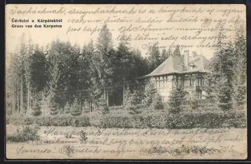 AK Gyertyanliget /Kárpátok, Ortspartie