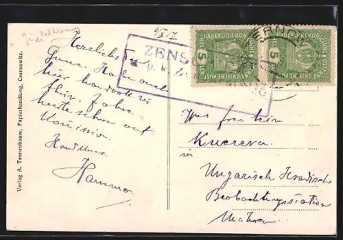 AK Czernowitz, Totalansicht